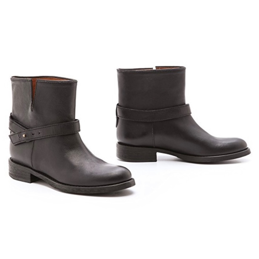 Madewell The Biker Lowrider Black Moto Boots | 10 - Picture 1 of 12